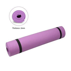 Yoga Matt Non-Slip Exercise Gym Flooring Mat Premium Quality For Men and Women Multi Purpose Uses (random color) ValueKartPk