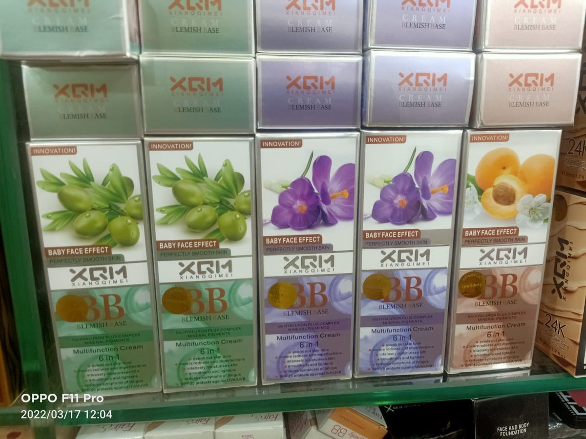 XQM BB Blemish Base Cream, 6in1 ValueKartPk