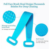 Double Side Bath Towel Scrubber (random Color) ValueKartPk