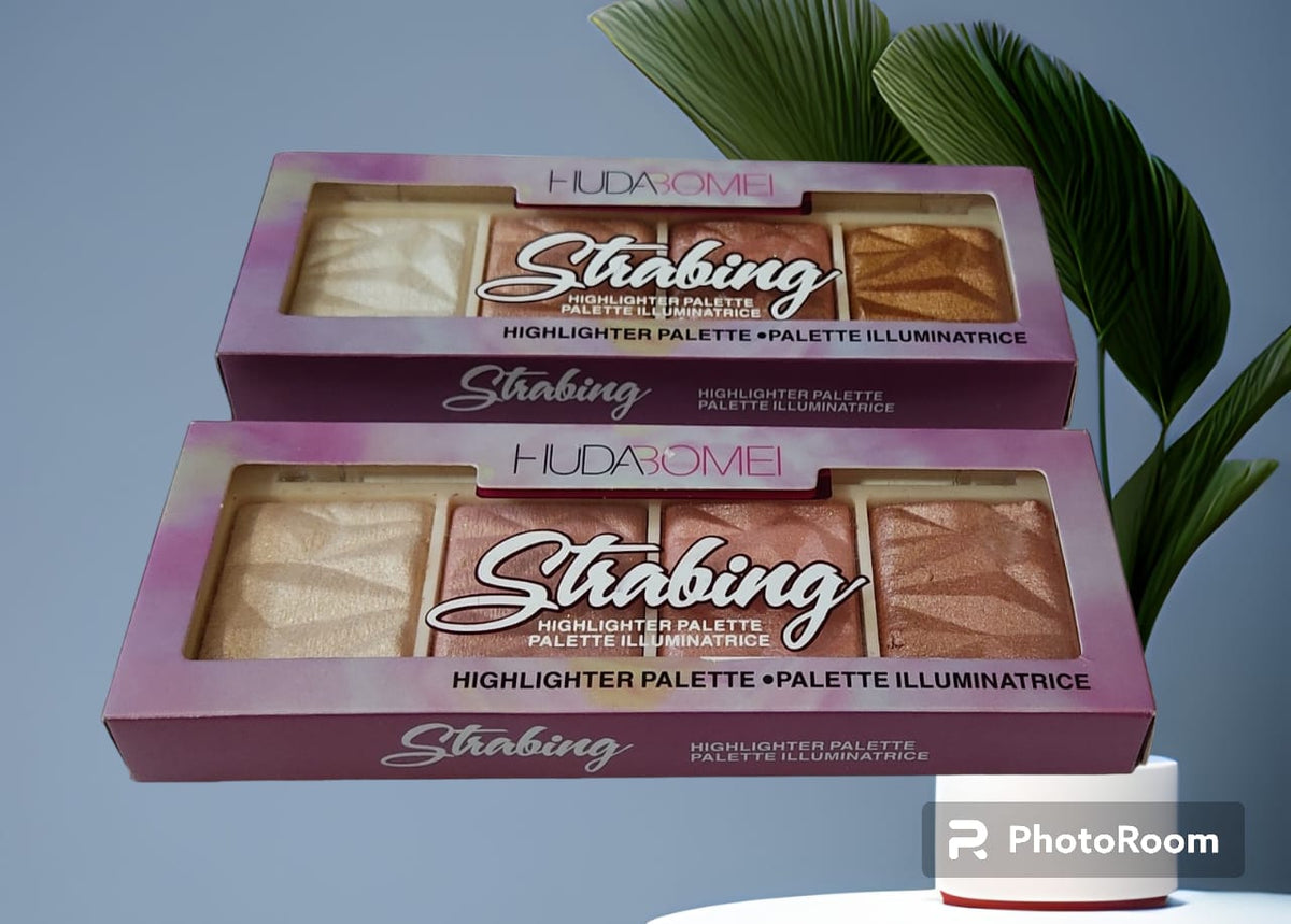 HUDABOMEI Strabing  HIGHLIGHTER PALETT  ILLUMINATRICE ( IMPORTED ) ValueKartPk