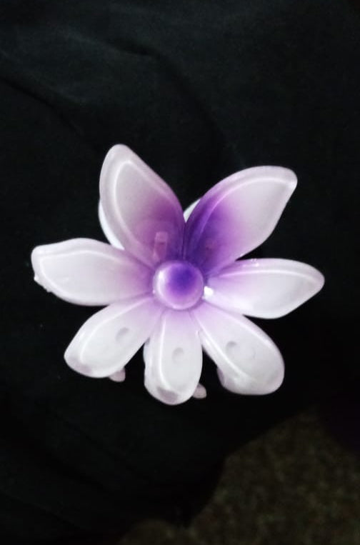 1 Pc - Flower Hair Clip Colorful Hair Band For girls &amp; Women ValueKartPk