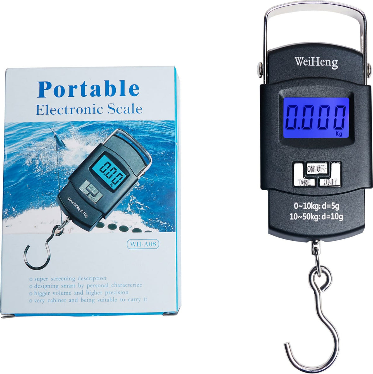 Portable electronic scale WH-A08 Mini scale | Digital Hand weight Scale ValueKartPk