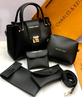 5 Pcs Shoulder Bag Set for Girls Charles & Keith Handbag ValueKartPk