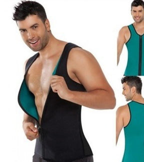 Hot Shapers Slimming Zipper body Shaper Instead SlimShirt for Men ValueKartPk