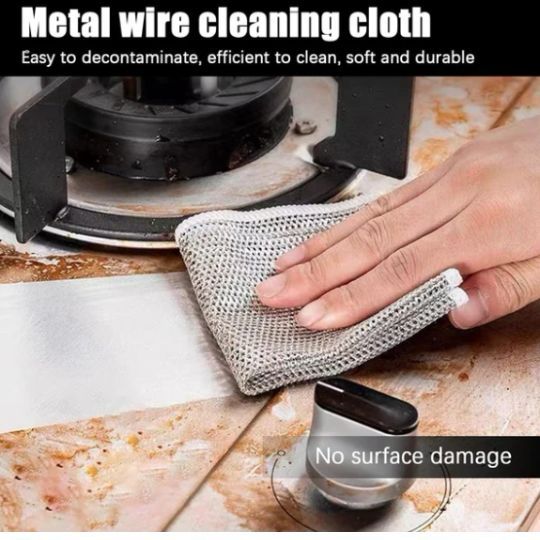 Dish washing Cleaning cloth | Wire Dish washing Rugs for Wet and Dry Kitchen ValueKartPk