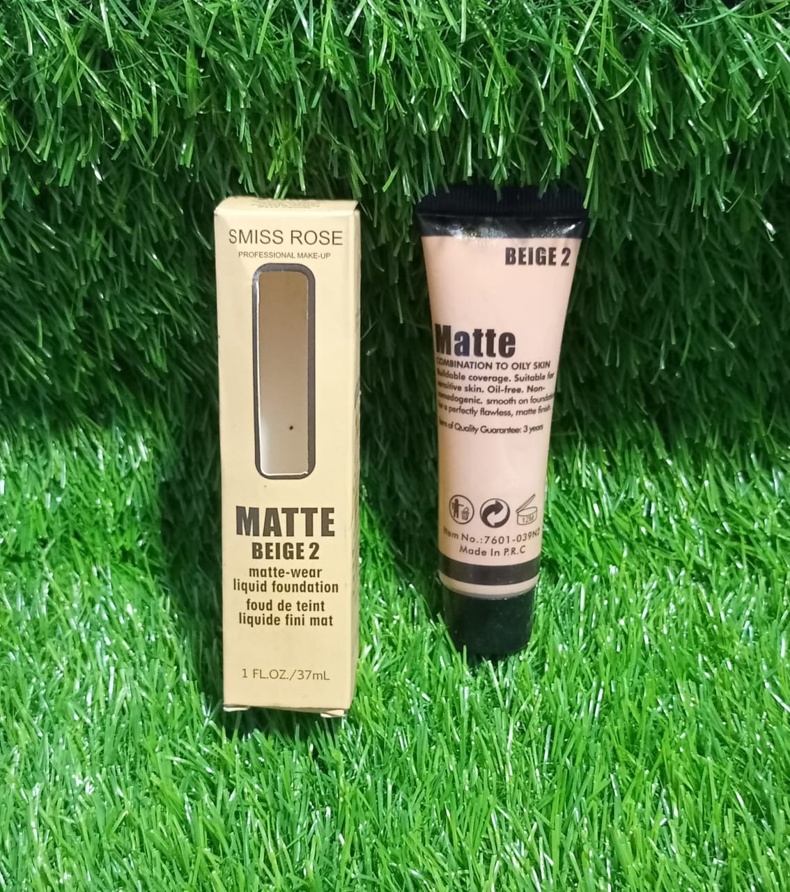 Miss Rose Matte Wear Liquid Foundation Beige 2  (37Ml ) ValueKartPk