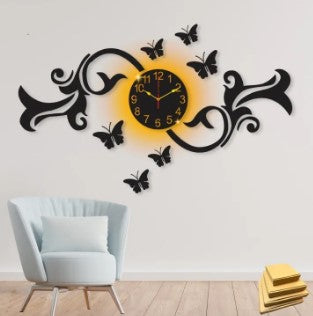 3d wall clock I Wooden Wall Clock ValueKartPk