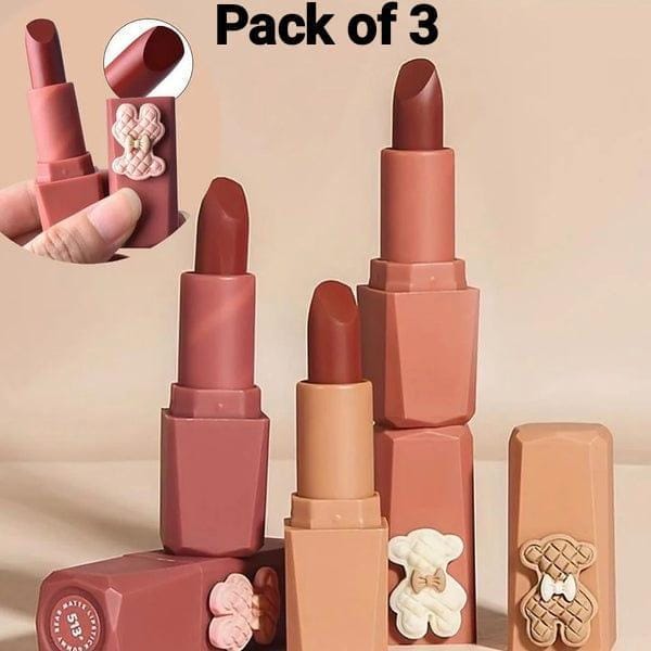 pack of 3 Color castle pigmented lipsticks pack ValueKartPk