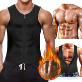 Hot Shapers Slimming Shirt Zipper Body Shaper Instead Slim Shirt For Men Black ValueKartPk