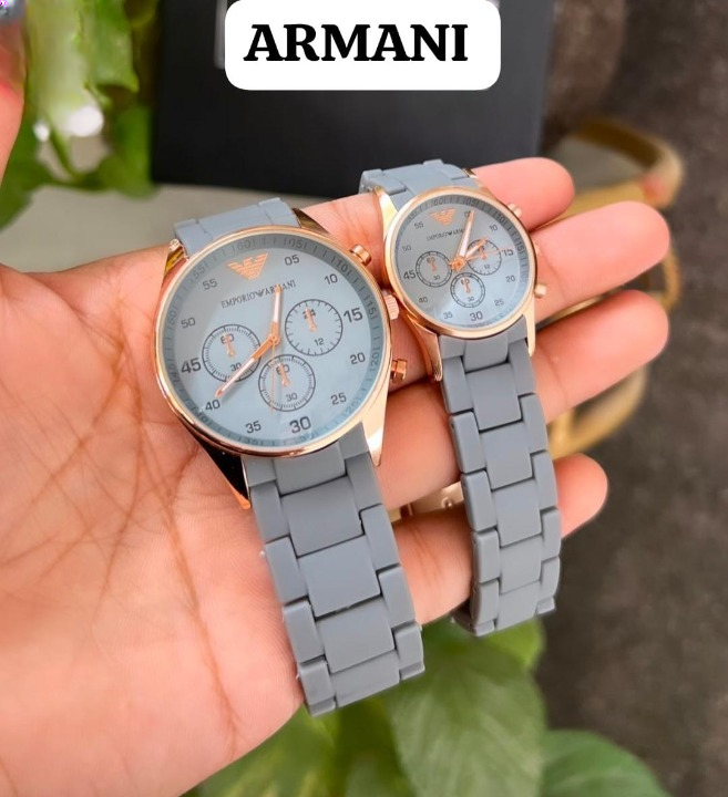 AA1 emporio armani couple watch ,Stylish  Watch Adjustable Strap ValueKartPk