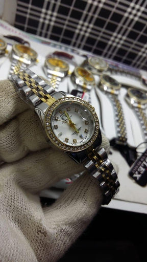 AA1 ROLEX DATE WORKING STAINLESS STEEL CHAIN ValueKartPk