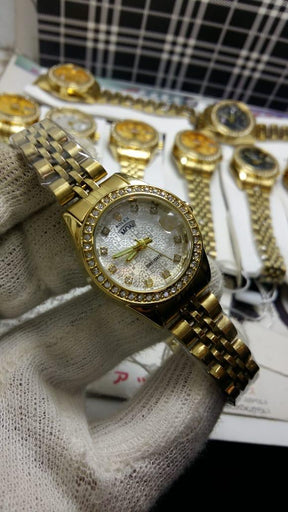 AA1 ROLEX DATE WORKING STAINLESS STEEL CHAIN ValueKartPk