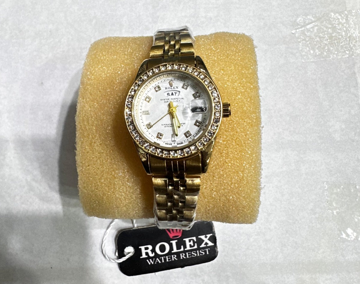 AA1 ROLEX DATE WORKING STAINLESS STEEL CHAIN ValueKartPk