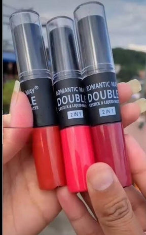 2 in 1 lipstick+lipgloss   (random color) ValueKartPk