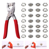 Metal Hand Press Tich Button fixer Machine metal good quality - 25 PCs button ValueKartPk