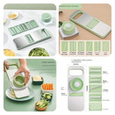 5in1 vegetable cutter  Stainless Steel Multifunctional   Grater For Vegetables Slicers Shredders Peeler  (random color) ValueKartPk