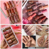 Set of 6 Nail Paints with Bag ValueKartPk