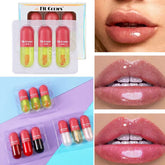 Set Of 3 Lip Oil Gloss Volumising Lip Plump Enhancer Fuller Lip Plumper Base Set ValueKartPk