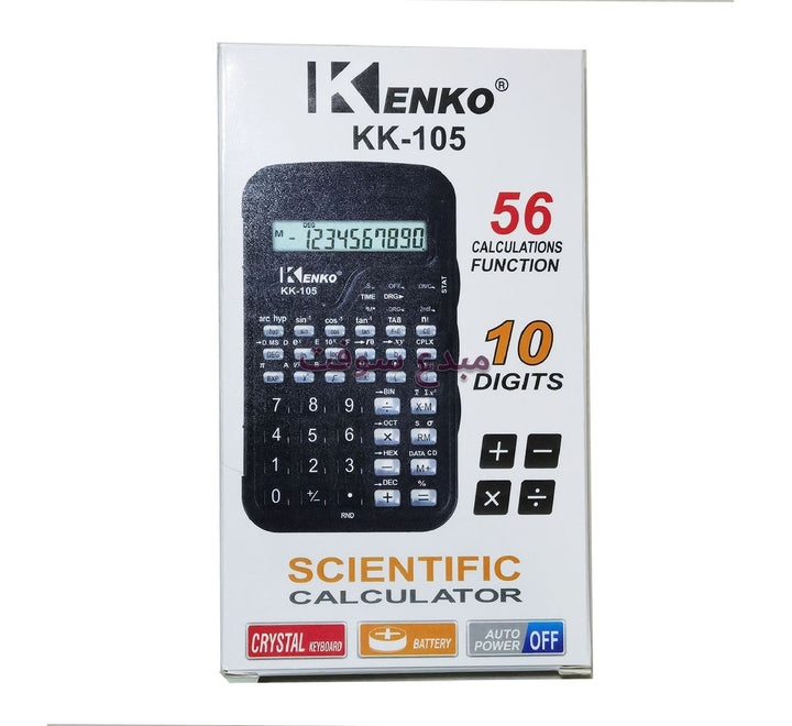 KENKO Scientific Calculator KK-105 function with time ValueKartPk