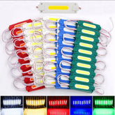 10 Pcs LED Capsule Light Waterproof DC 12V Room Car Bike Decoration (Random color) ValueKartPk