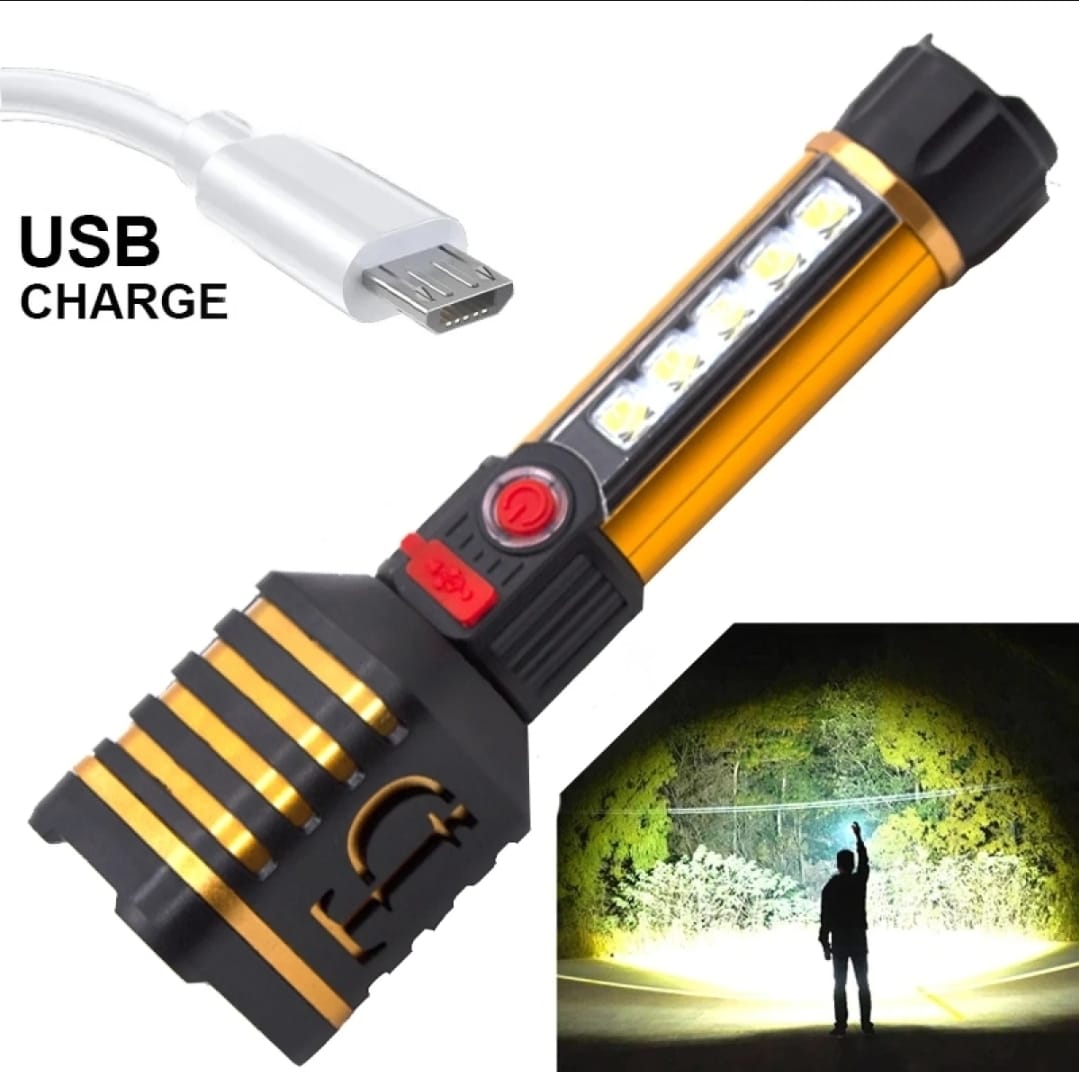 T59S Td plus Super Bright Rechargeable Flashlight ValueKartPk