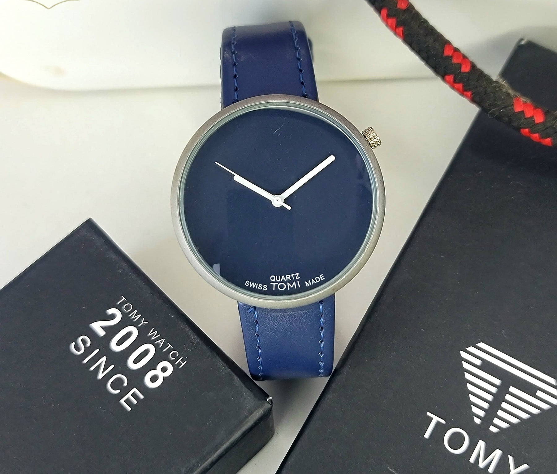 Aa1 TOMI Stylish Watch For boys and girls leather strap (With box ) ValueKartPk