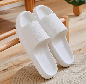 Thick Platform Bathroom Home Slippers Cloud Slippers Women Soft Sole EVA Indoor Slides Sandals Summer Non-Slip Flip Flops ValueKartPk