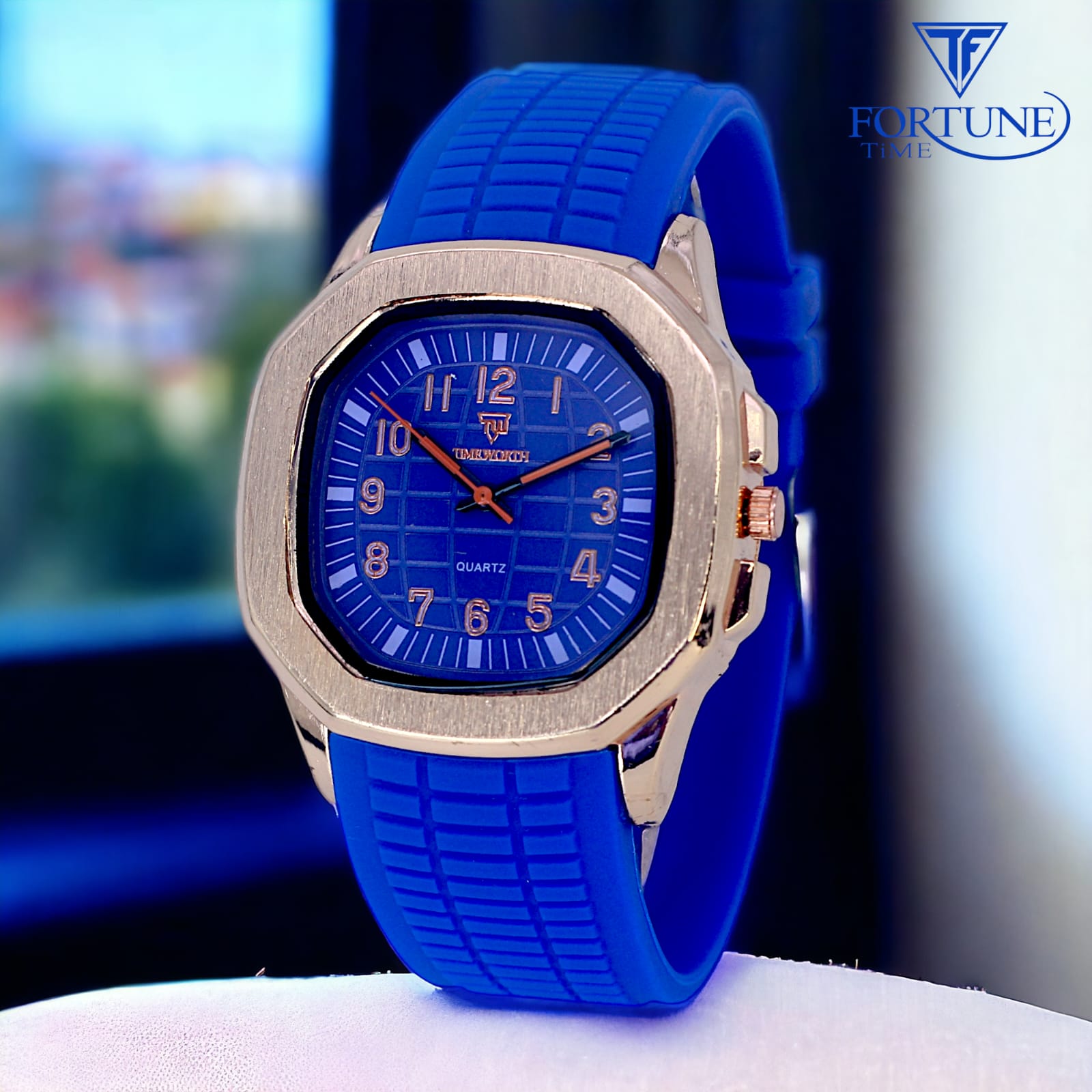 Time worth silicon Gents watch | Analog Quartz Wrist Watch for boys &amp; Mens (Without Box) ValueKartPk