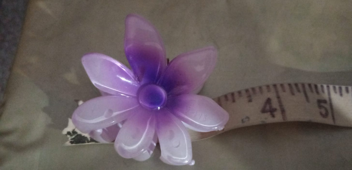 1 Pc - Flower Hair Clip Colorful Hair Band For girls &amp; Women ValueKartPk