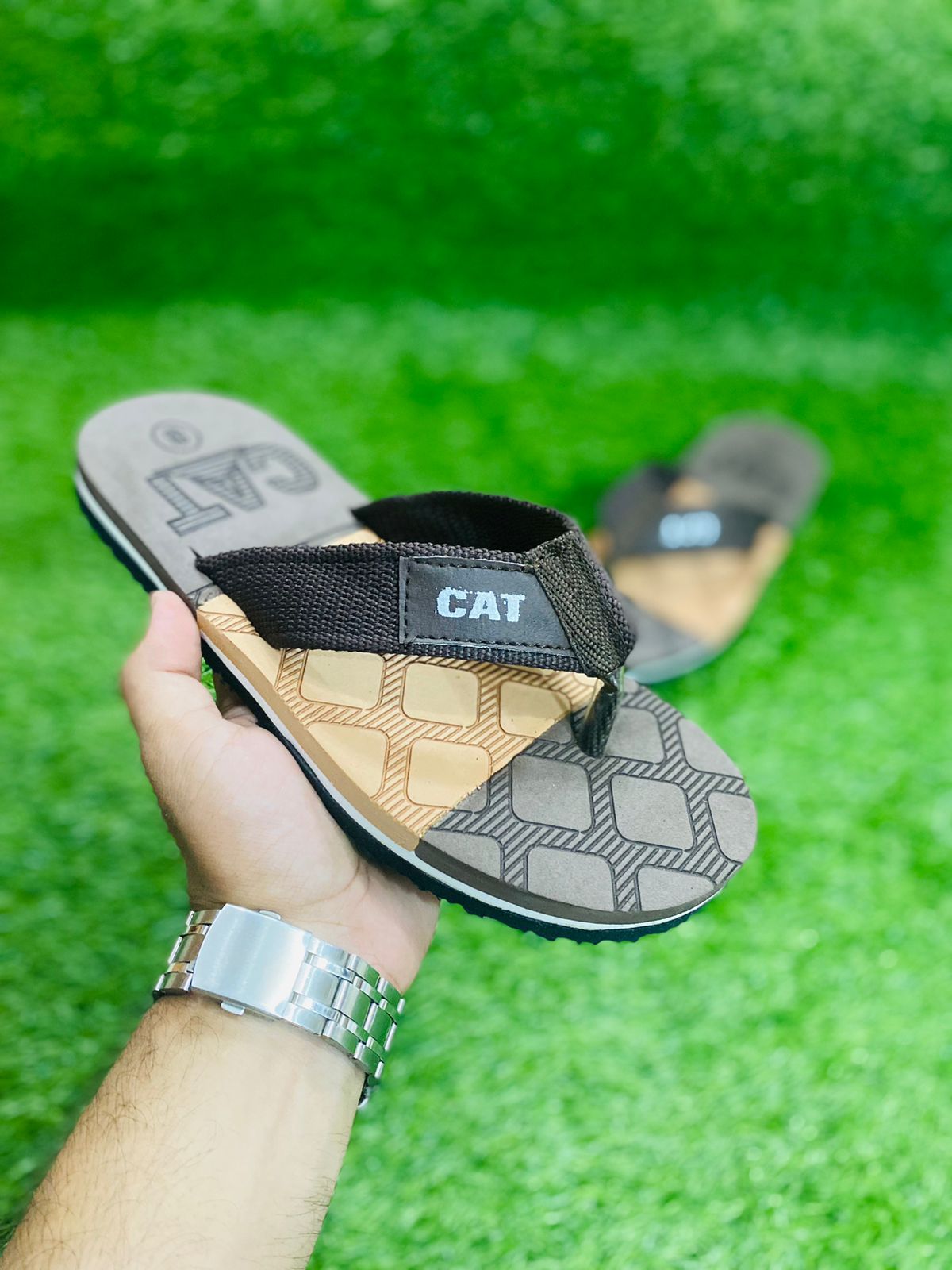 (BROWN) CAt Slipper For Men’s ValueKartPk