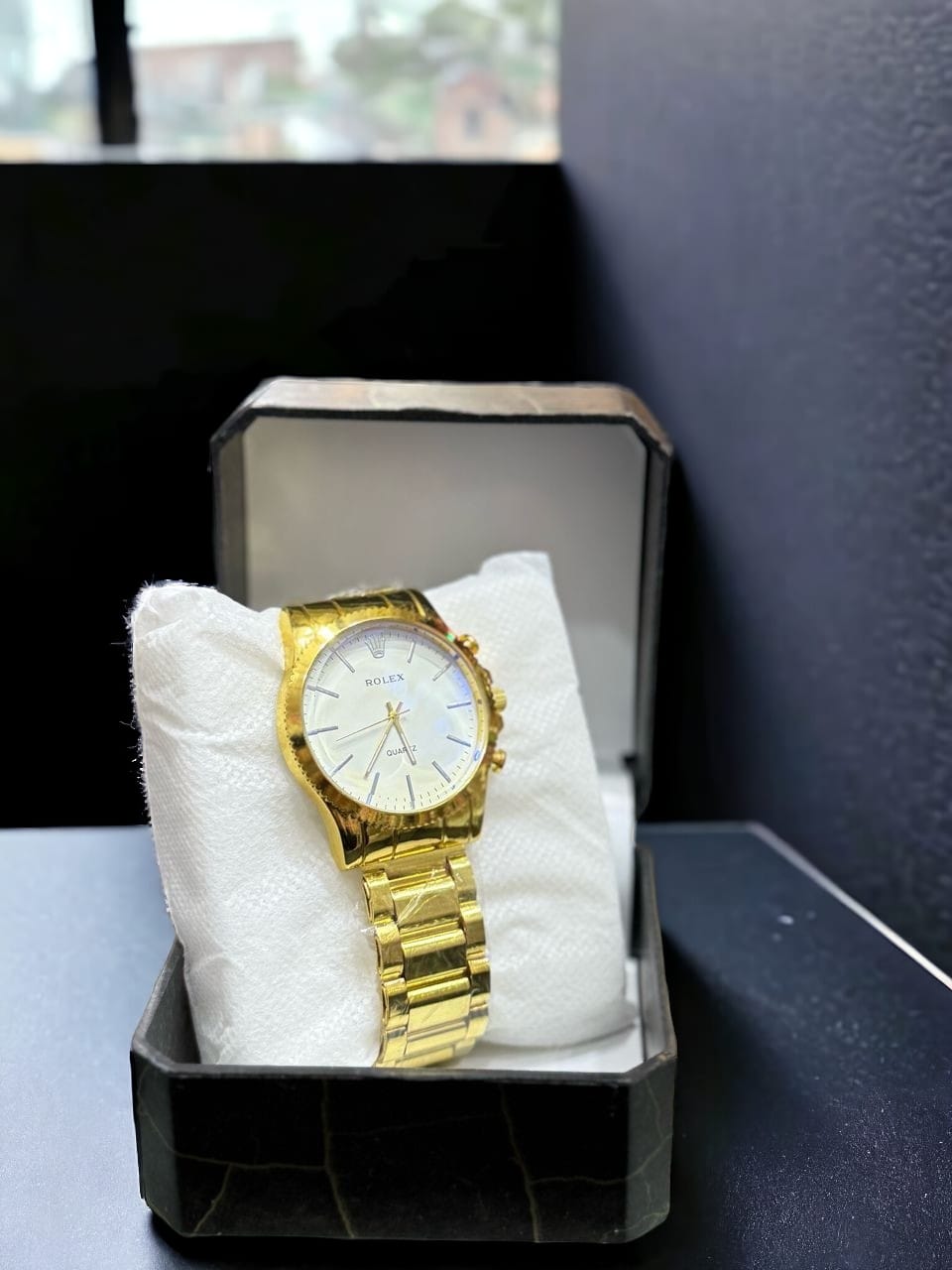 Rolex Quartz Analog Gold Wrist watch for Men(without box) ValueKartPk