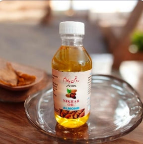 Nikhar Sweet almond oil / good for the skin and hair ValueKartPk