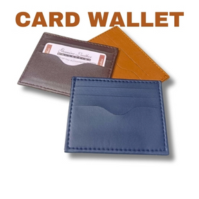 Slim Leather Card Case Wallet Minimalist Credit Card Holder Money Clip for Men &amp; Women ValueKartPk