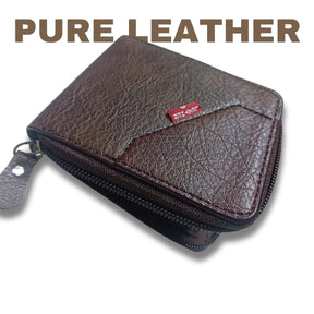 Men's Daily Use Bifold Zipper Wallet ValueKartPk