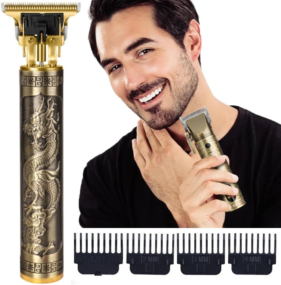 (plastic) T9 Electric Shaver Man Cordless Hair Beard Trimmer For Men Haircut Shaving Machine Tools Barber Accessories ValueKartPk