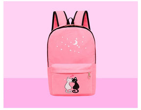 4-Piece School Bag Set/ backpack Children School Bags For Girls Boys Canvas School Bag Fashion Kids ValueKartPk