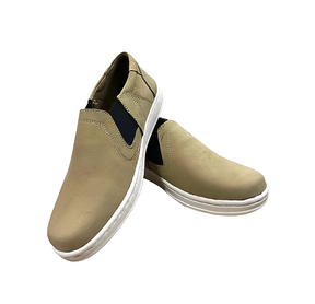 Neubic cow leather sneakers for Men (Beige) ValueKartPk