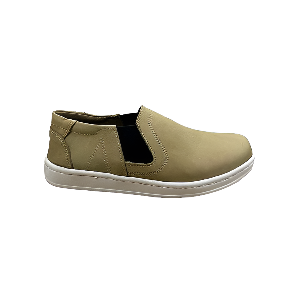 Neubic cow leather sneakers for Men (Beige) ValueKartPk