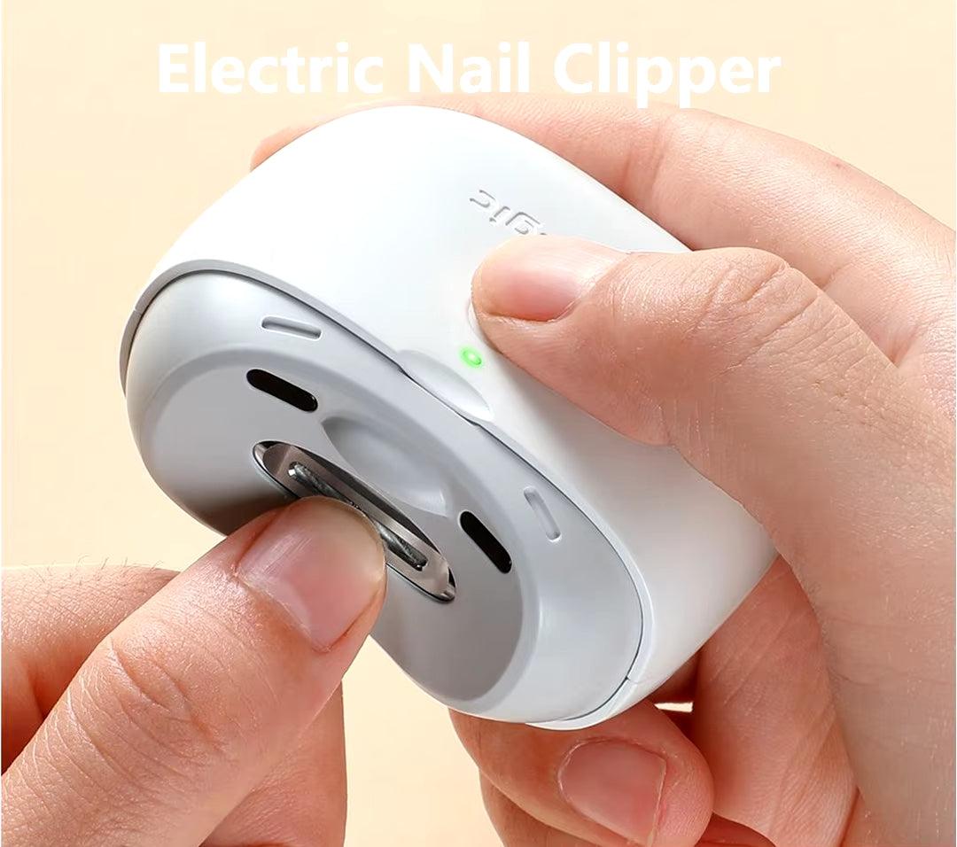 Automatic Electric Nail Clipper Trimmer For Elderly And Children Anti-Splash Home Use Nail Scissors (Random color) ValueKartPk