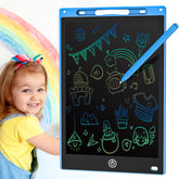 LCD Writing Tablet 10.5" Inch  Multicolor Electronic Graphics Tablet Writing Board LCD Writing Pad Drawing Tablet Handwriting Paperless Notepad Graphic Board for Kids ValueKartPk