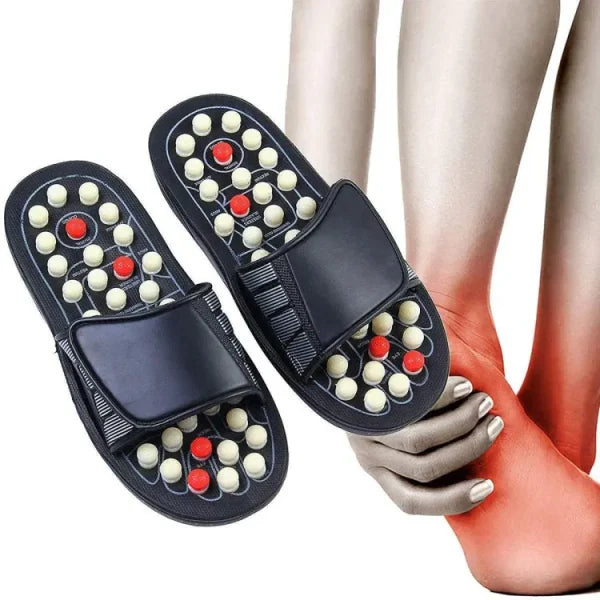 Sugar patients Acupressure Slippers Foot Therapy Massage Slippers Acupuncture Points Non-Slip Reflexology Sandals ValueKartPk