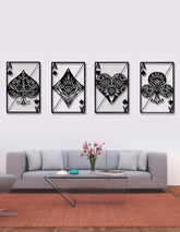 Home Decor Card Game Wooden Wall art ValueKartPk