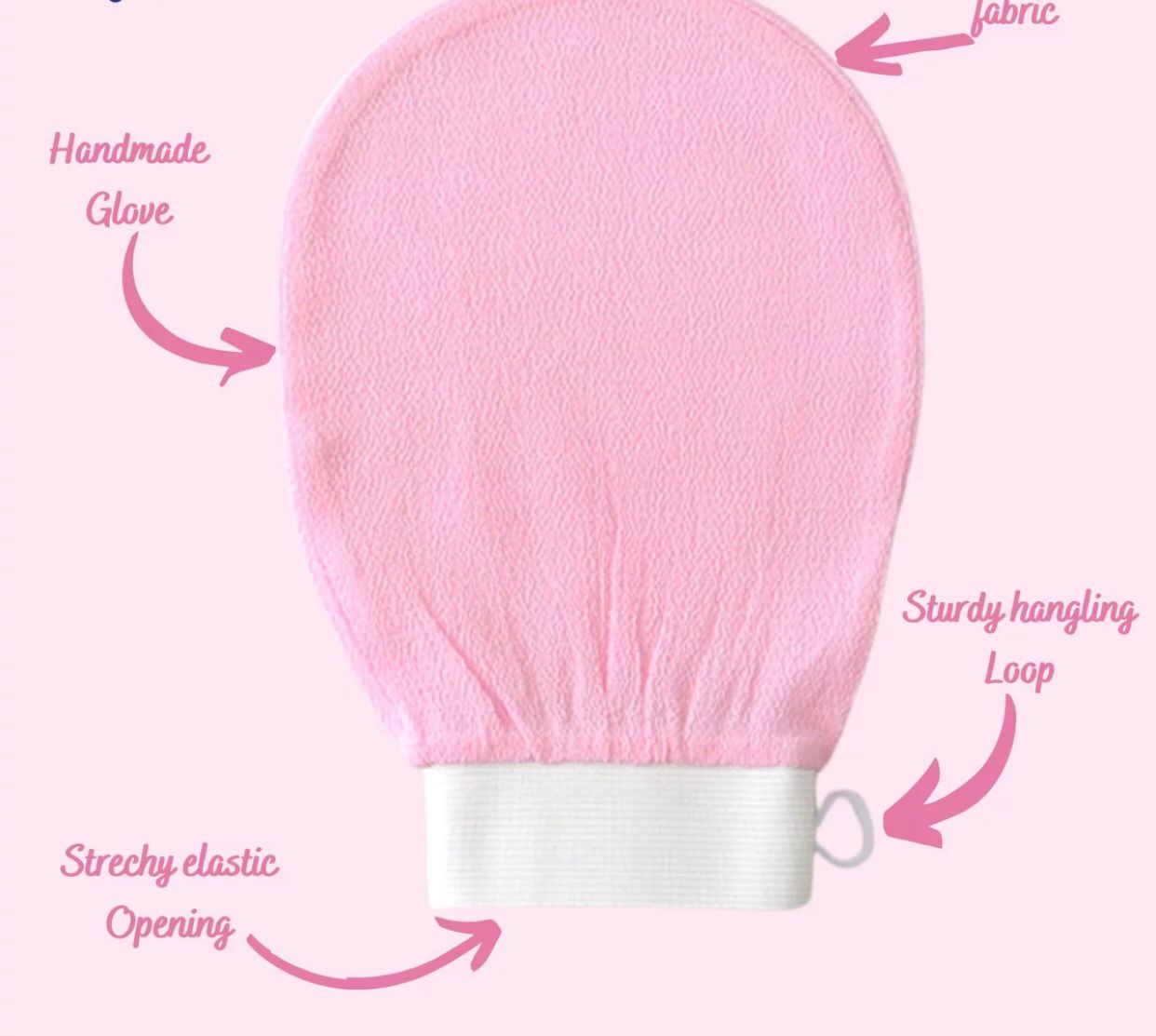 Exfoliating Gloves Dead Skin Remover - Exfoliating Bath Washcloth Scrub Mitt for Body - Exfoliating Massage Mitt Back Scrubber Glove(made in china) ValueKartPk