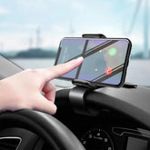 Magnetic Dashboard Mobile Holder  Small Easy Access Design Round Rotating | Car Phone Holder Easy Clip Mount Stand Panel Multi-Functional Universal Dashboard Bracket Holder ValueKartPk