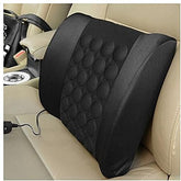 Car Seat Back Support Massage Cushion(black color ) ValueKartPk