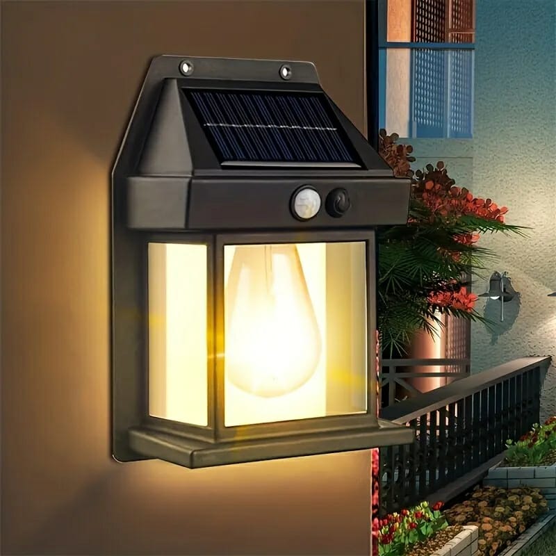 Solar Outdoor Light | Waterproof Intelligent Induction | Wall Lamp | Courtyard Garden Villa Lighting Night Light ValueKartPk