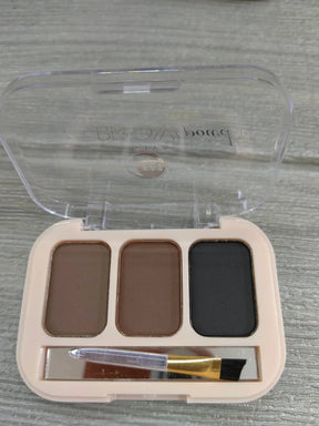 MEIYA EYEBROW POWDER 3 COLORS  Beauty Eyebrow Palette Beauty Eyebrow Palette Brush Inside ValueKartPk