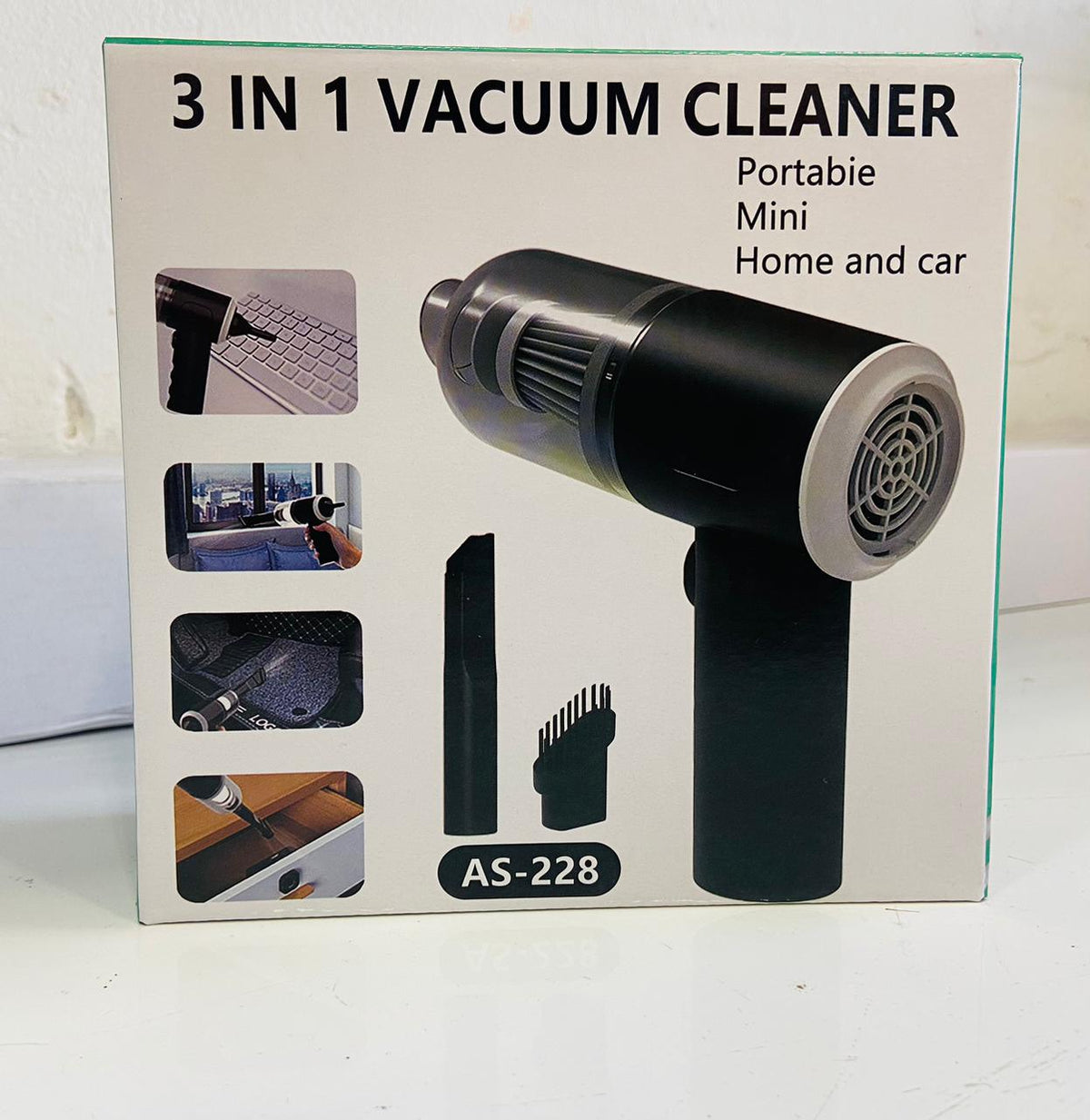 AS 228 - 3 In 1 Portable Vacuum Cleaner, vacuum for car - vacuum for home - duster ValueKartPk