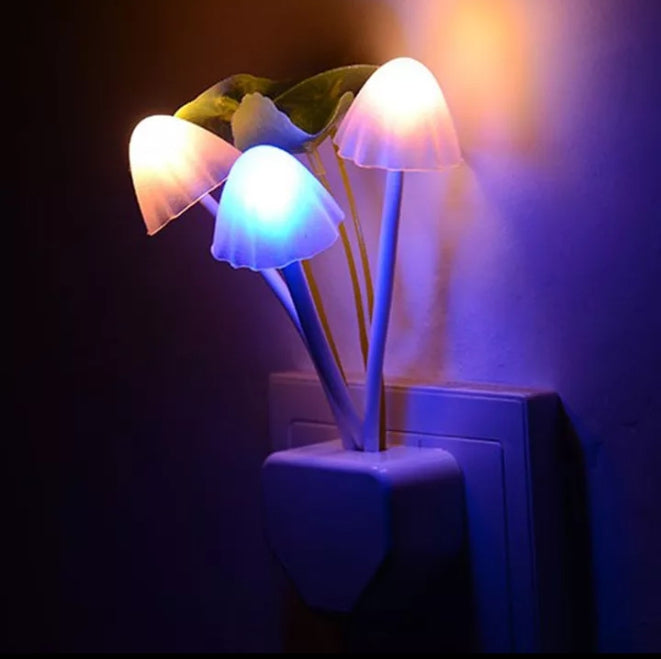 Mushroom Night Light Dusk To Dawn Sensor LED Night Lights Flower Lamp Bedroom Baby room Lamps For Kids Gifts ValueKartPk