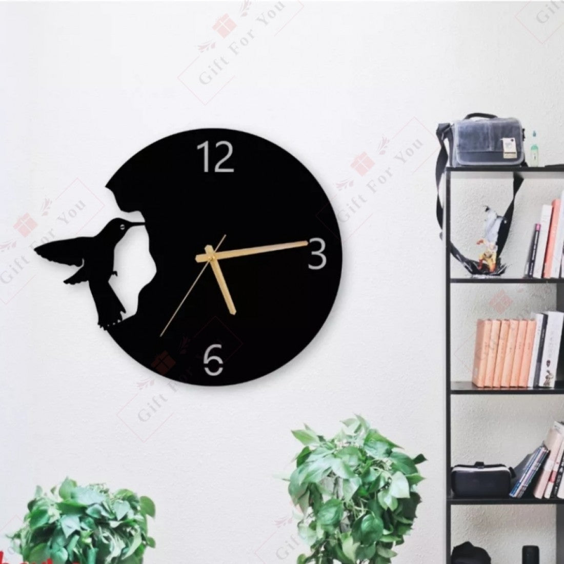 3D Wooden Bird Wall Clock Home Decor Wall Clock ValueKartPk